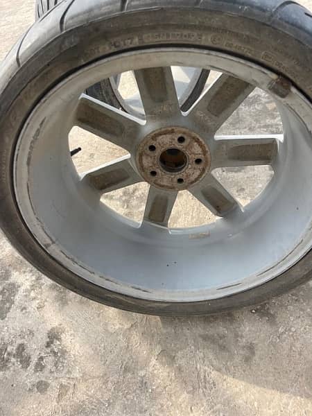 Carazon S-7 rims 4 piece set with tyres very good condition 8