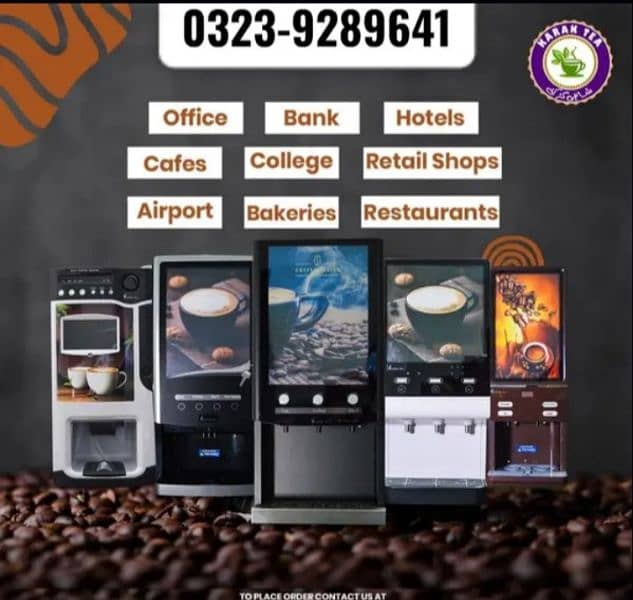 Tea coffee vending machine/Coffee vending machine/New 6 month warrenty 0