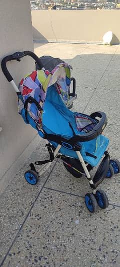 Blue imported stroller pram