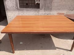 Wood table is available for Sale with good condition