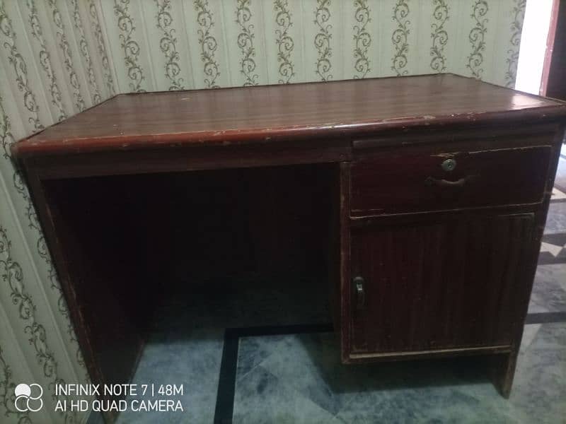 Wood Study/Office table is available for sale with good condition 0