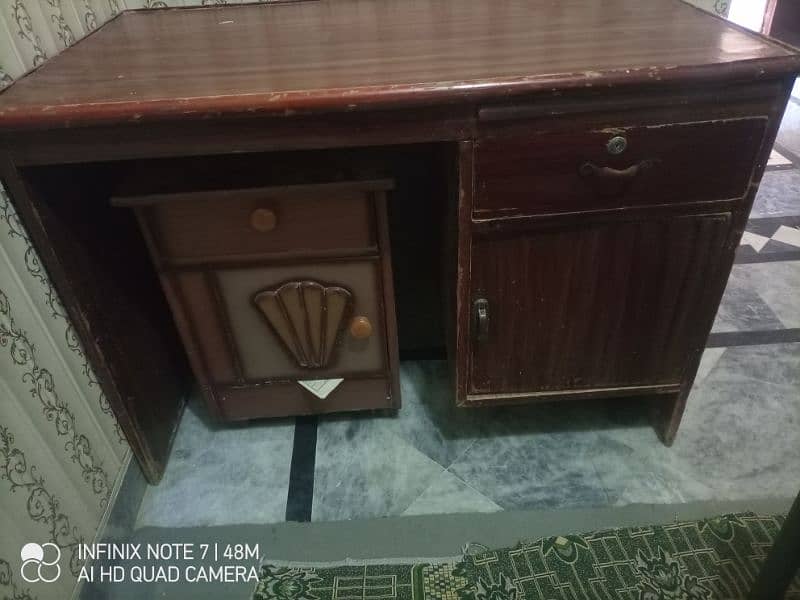 Wood Study/Office table is available for sale with good condition 1