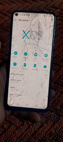 infinix note 7 without box front glass broken 6 gb RAM and 128 storage 1