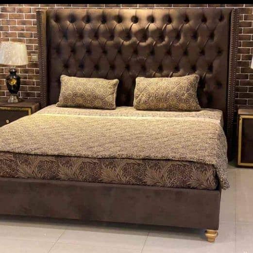 bed / bed set / Furniture / Poshish bed / bed dressing side table 1