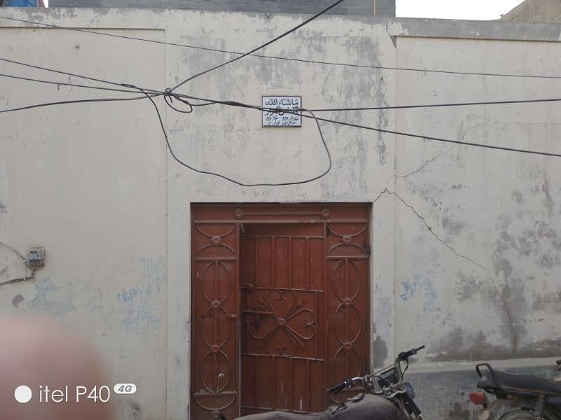 120sq House for sale in Orangi town 10 number, Hanifabad 2