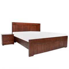 King  Size Bed -Wooden bed set - Double bed- Side Tables - Furniture