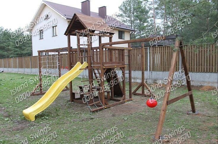 Kids Slides / Swings /Jhulay / Home Decore/ Playgroung /Outdoor Swings 3