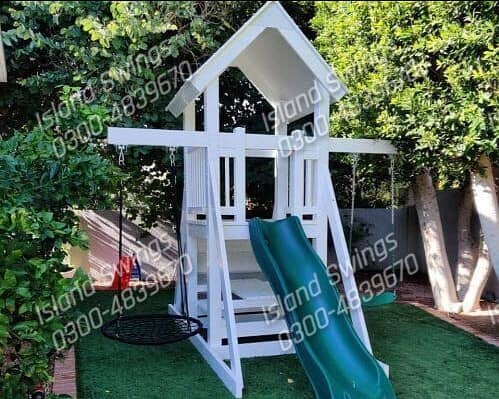 Kids Slides / Swings /Jhulay / Home Decore/ Playgroung /Outdoor Swings 6