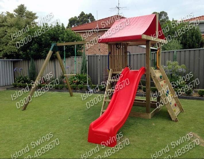 Kids Slides / Swings /Jhulay / Home Decore/ Playgroung /Outdoor Swings 10