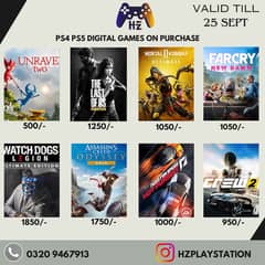 PS4 PS5 GAMES SALE