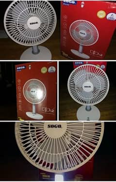 Small chargeable table fan