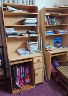 kids Study Table and Shelves