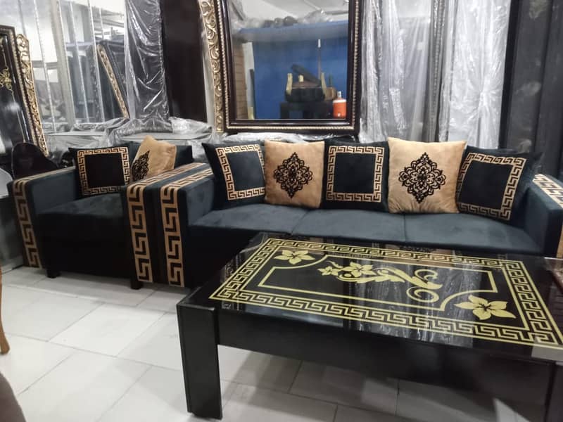 sofa set/6 seater sofa set/L shape sofa/corner sofa/center table set 7