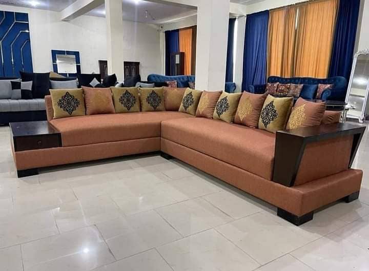 sofa set/6 seater sofa set/L shape sofa/corner sofa/center table set 7