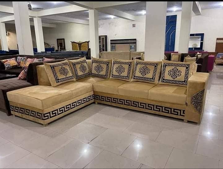 sofa set/6 seater sofa set/L shape sofa/corner sofa/center table set 11