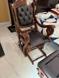 Rocking Chair with rocking foot rest 0