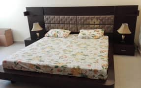 Double Bed with side tables