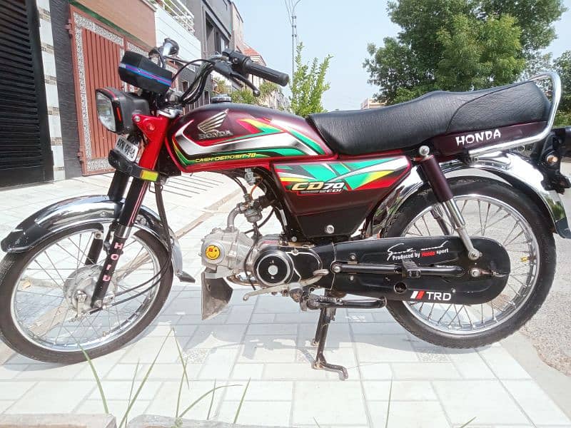 my new honda cd 70 6