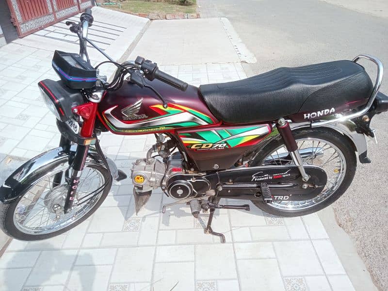 my new honda cd 70 7