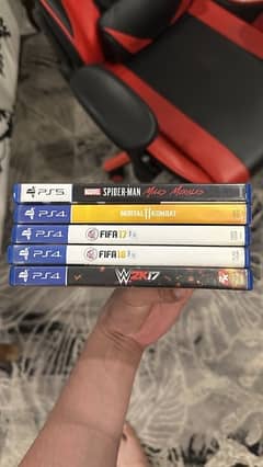 PS4 and PS5 GAMES AVAILABLE