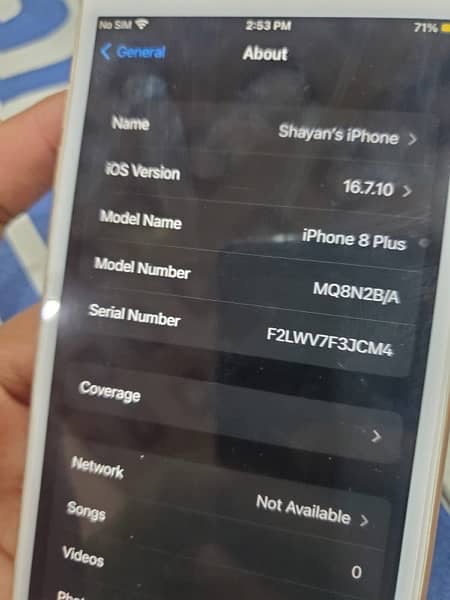 iPhone 8 Plus golden 64gb 6