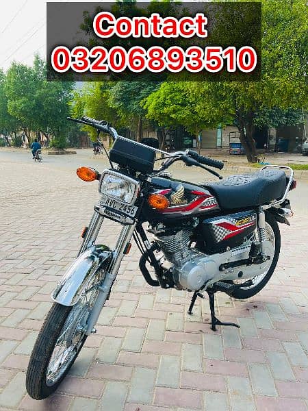 Honda 124 Model 2024 Serial 2024 Registration Punjab Number Done. 0