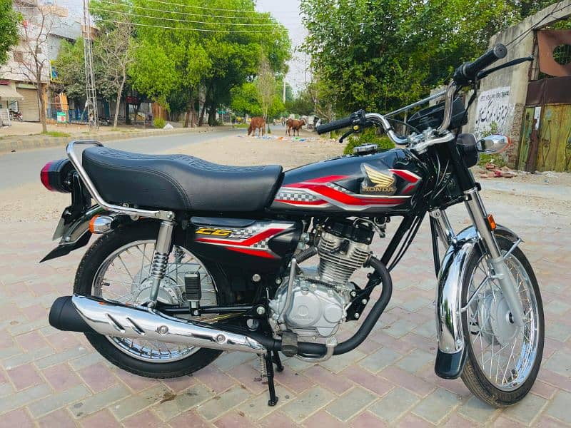 Honda 124 Model 2024 Serial 2024 Registration Punjab Number Done. 2