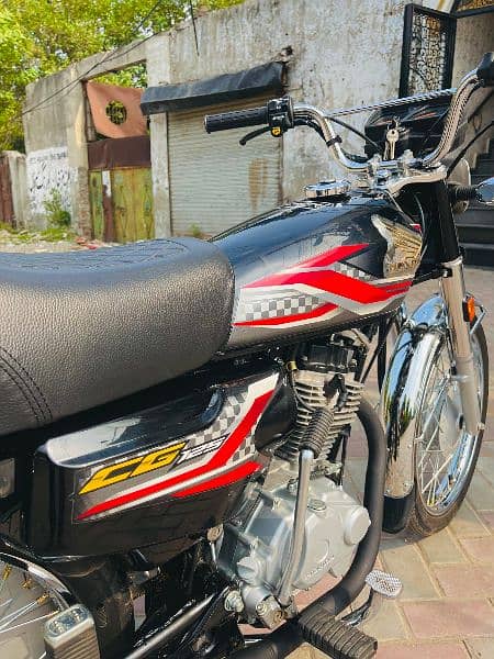 Honda 124 Model 2024 Serial 2024 Registration Punjab Number Done. 6