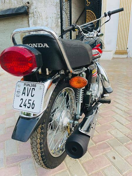 Honda 124 Model 2024 Serial 2024 Registration Punjab Number Done. 7