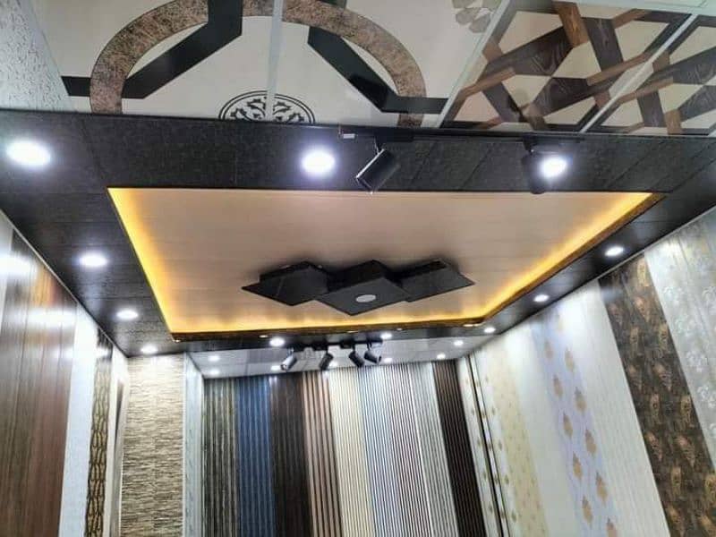 Wall Paper/3D Wall paper/fency ceiling/Pvc wallpanel/Gypsum ceiling 17