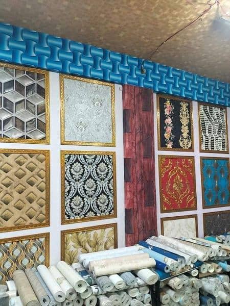 Wall Paper/3D Wall paper/fency ceiling/Pvc wallpanel/Gypsum ceiling 18