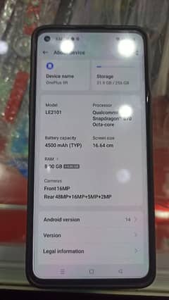 OnePlus 9R. . 8/256 0