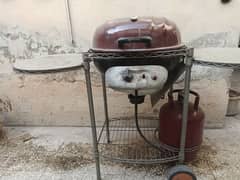 Garden BBQ Grill with Temp and Cylinder