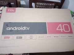 Un-used TCL 40 inch androrid LED is for sale