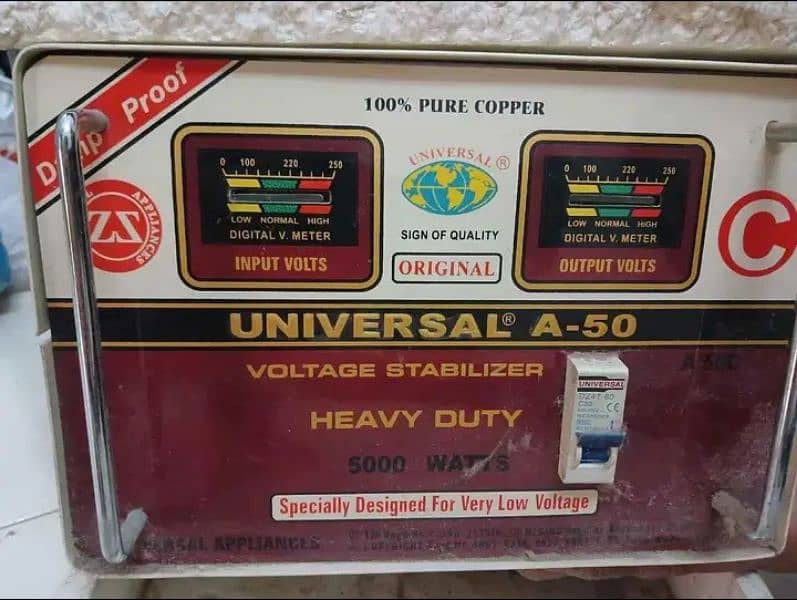 universal stabilizer 5000 watt brand new 1