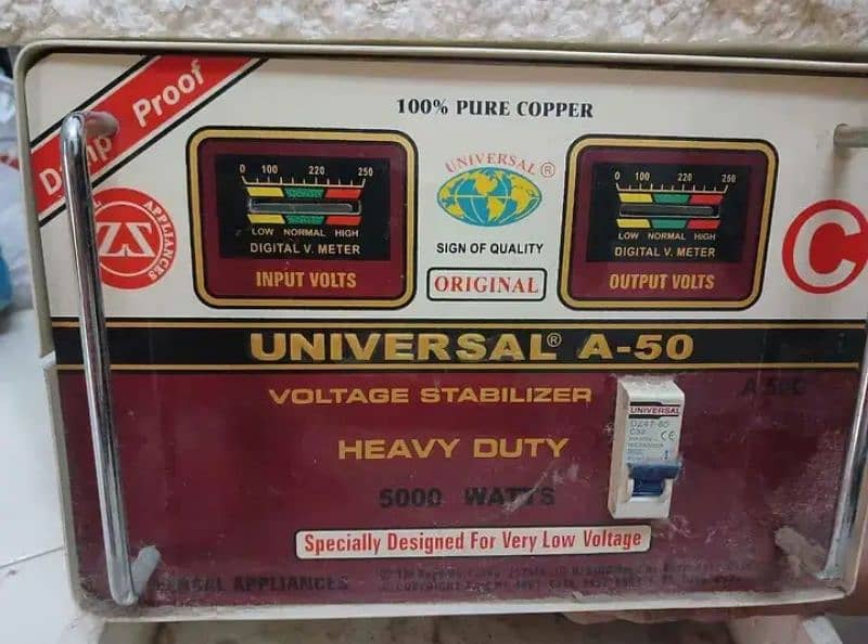 universal stabilizer 5000 watt brand new 2