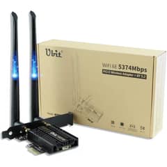 Ubit AX210s WiFi 6E PCIe Wireless WiFi Card Up to 5400Mbps 0