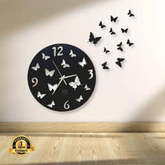 wall clocks . butterfly clock