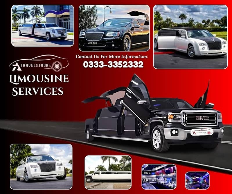 GMC Limo/land cruiser /v8/Limo /RANGE rover/Car rental /Rent a car 6