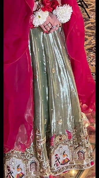 Party wear Mehndi dress 4