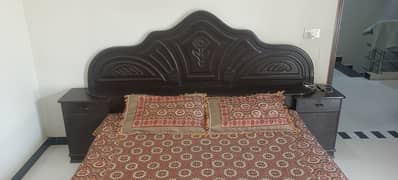 Wooden bed