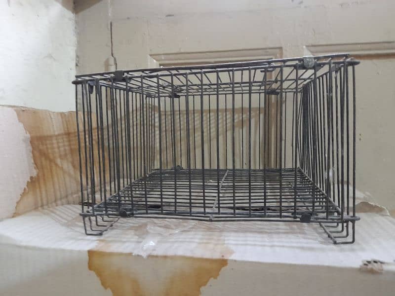 Bird showing cage and beeker in affordable prices. 1