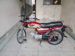 Honda CD 70 2023 Model RED Colour