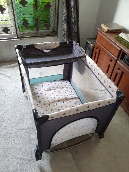 BABY , PLAYPEN, COT, Foldable , Movable,  CONDITION 8.5/10 2