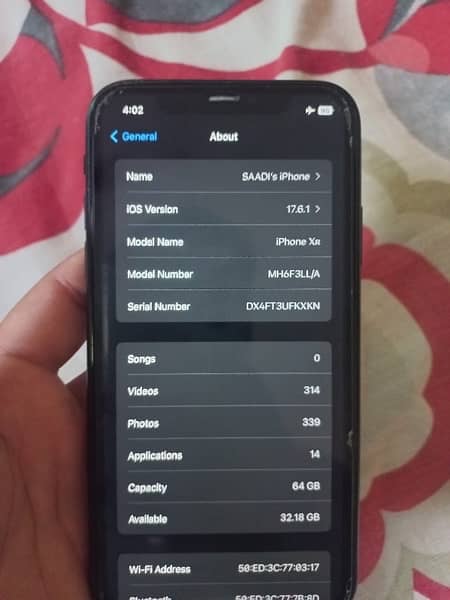 Iphone XR lush condition 93 org battery health waterpack 6