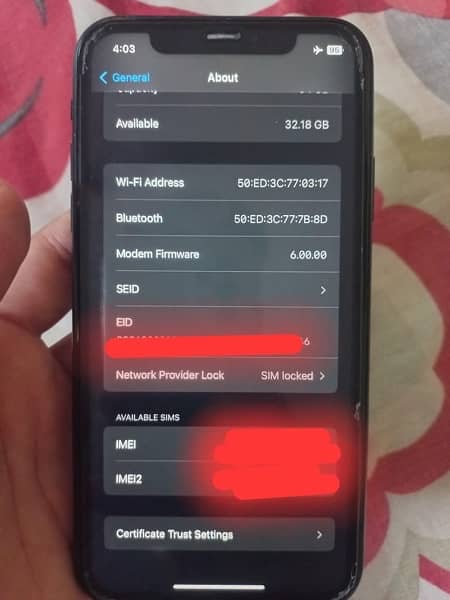 Iphone XR lush condition 93 org battery health waterpack 7