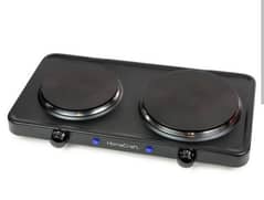 Double Stylish Black Hot Plate 0