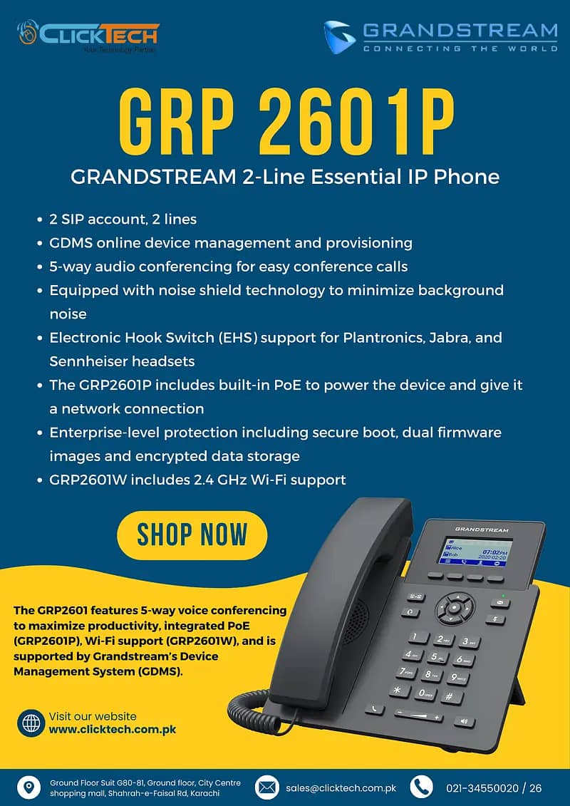 Cisco | Grandstream | Polycom | Yealink | IP Pbx | IP Phones 6