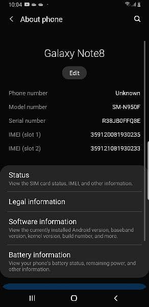 Samsung note 8 urgent 5