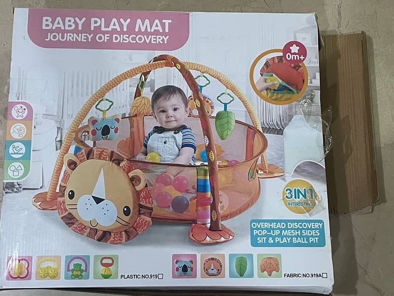 Baby 3 in 1 activity gym and ball pit 2